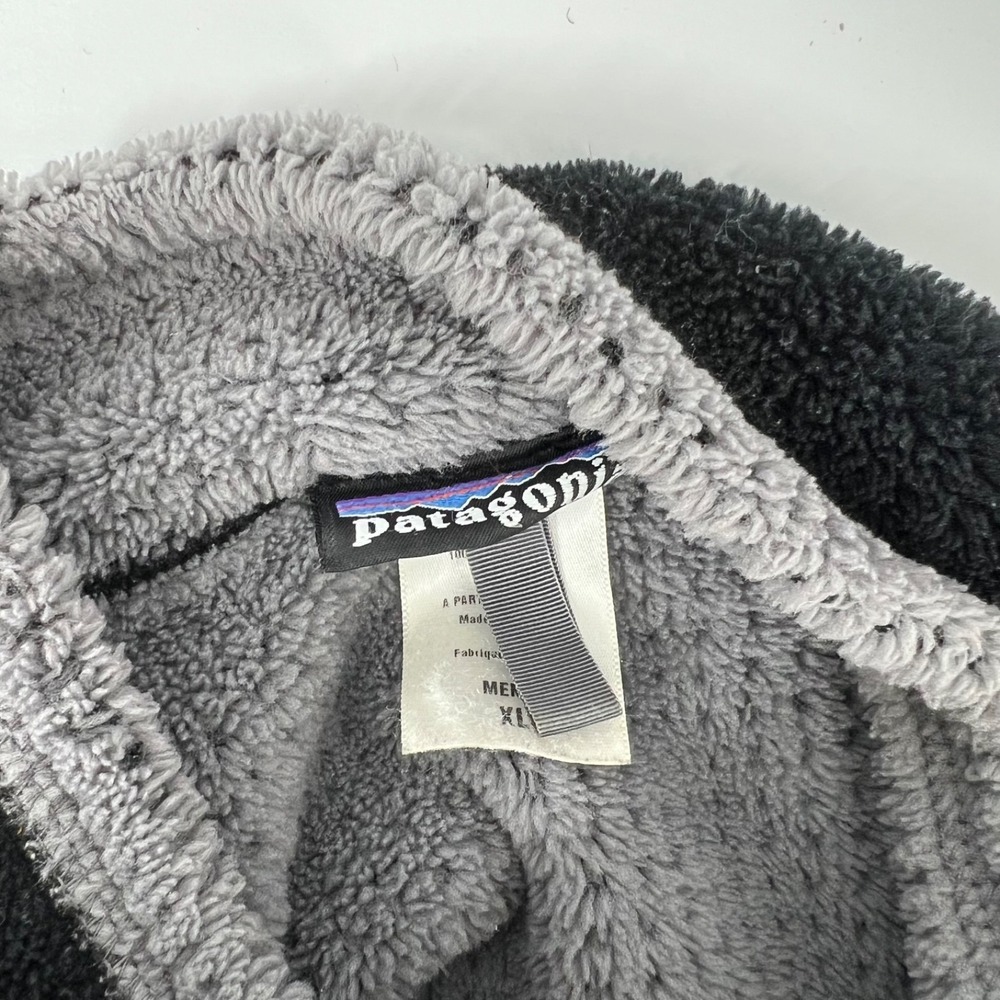 Vintage Patagonia R4 Regulator Polartec Fleece Jacket USA Men's XL Black - Picture 8 of 9